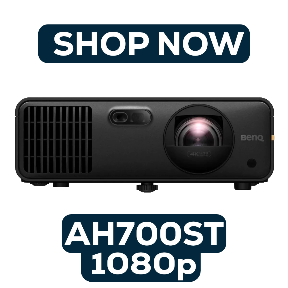 AK700ST & AH700ST - 4k and 1080p short throw indoor golf simulator projector, home or commercial