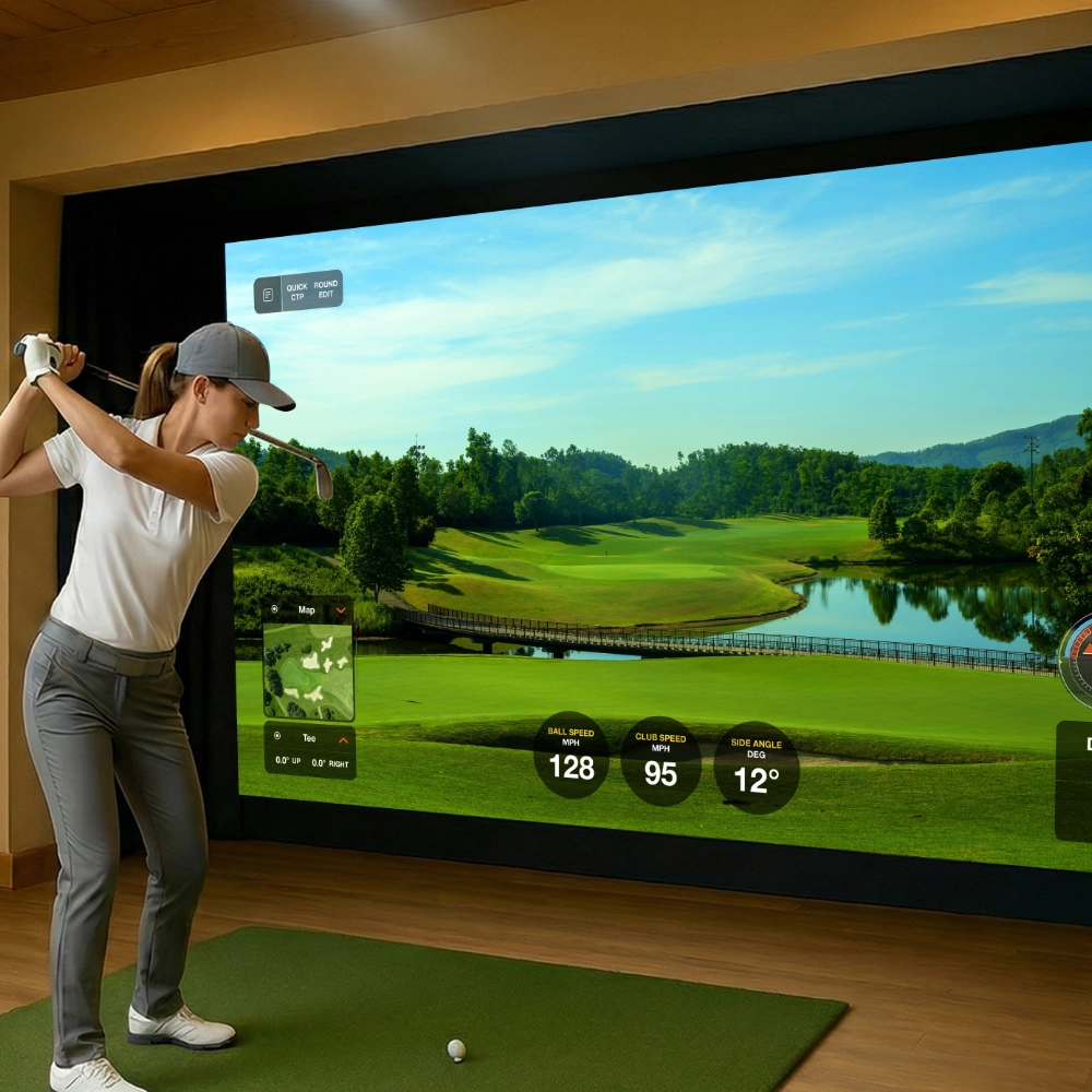 Optoma UHZ36STE 4K UHD Short Throw Laser Golf Simulator Projector (4,000 Lumens) - Image 6