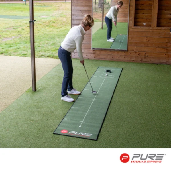 Pure2Improve Golf Putting Mat (400 x 66cm) - Image 2