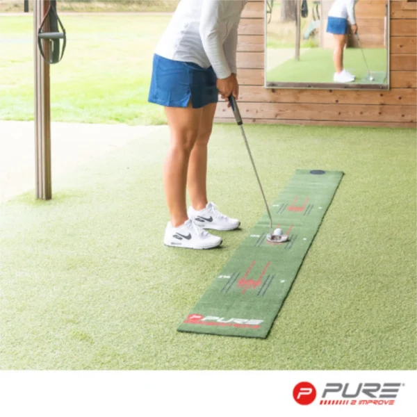 Pure2Improve Perfect Stroke Putting Mat (275 x 30cm) - Image 2