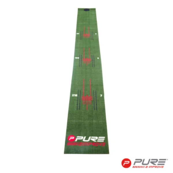 Pure2Improve Perfect Stroke Putting Mat (275 x 30cm) - Image 3