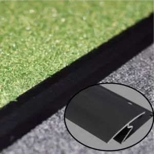 Black Turf to Flooring Transition Trim
