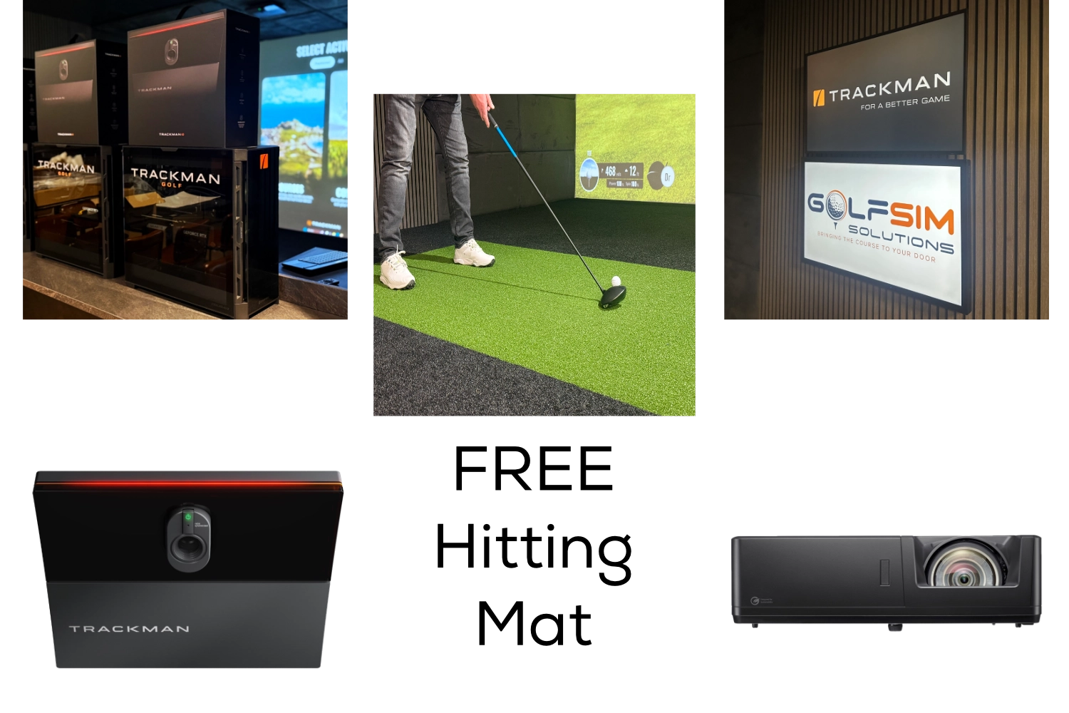 Trackman iO Complete 4K Hardware Tech Bundle - FREE HITTING MAT WORTH £677.59!