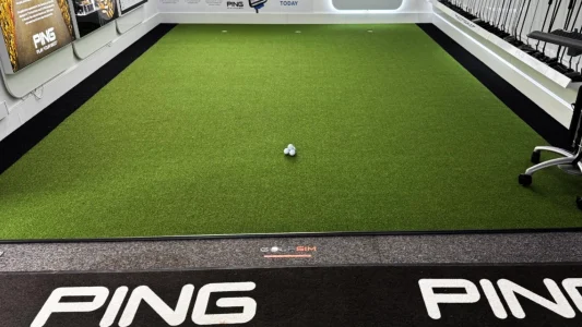 Ping European Fitting Centre Gainsborough - Pro Perfection Putting Turf 10.5 Stimp Installed - With 18mm Ultra Black Infills